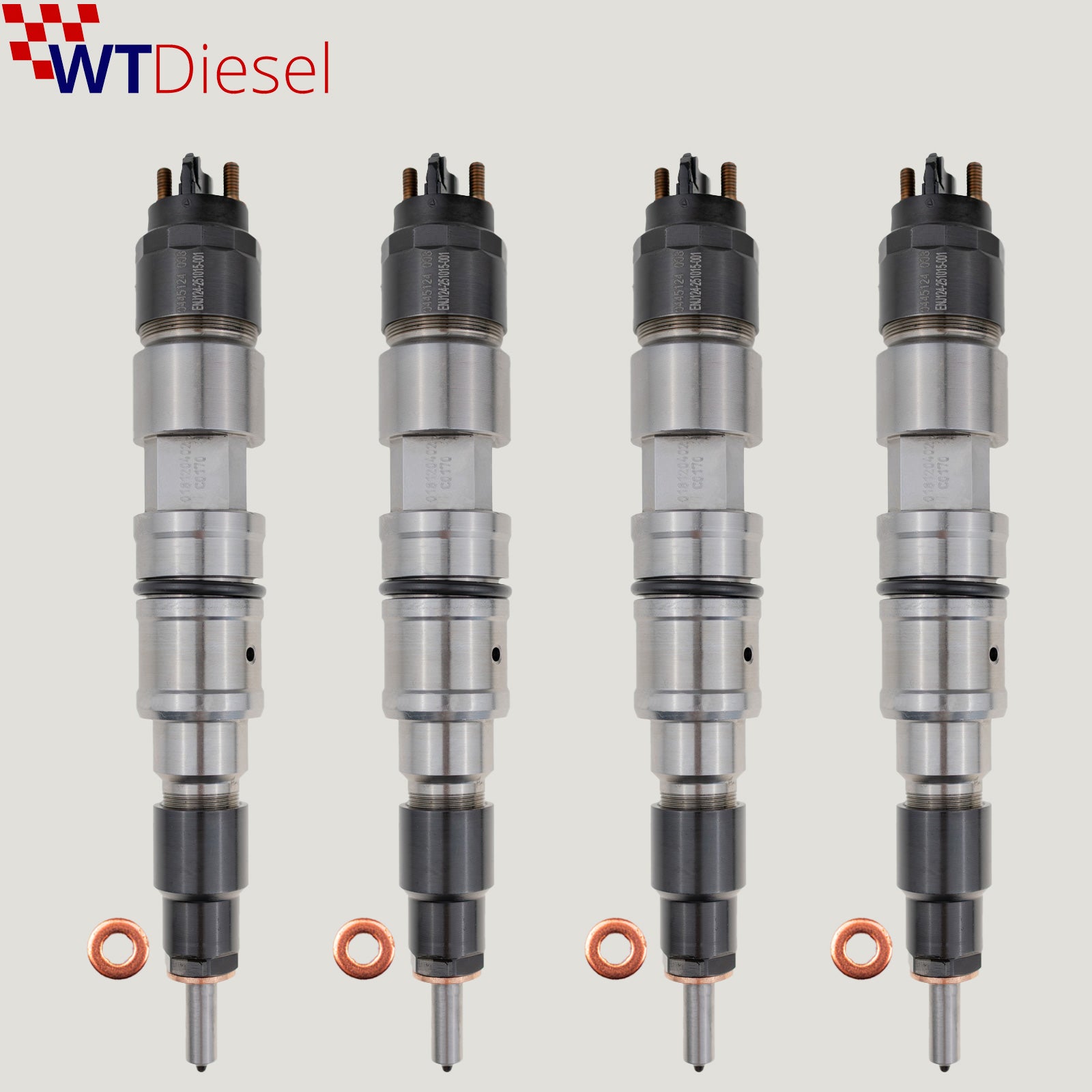 X4 Cummins Diesel Injector Bosch DEUTZ-FAHR MAGIRUS-DEUTZ VOLVO 0445124008 0445124043