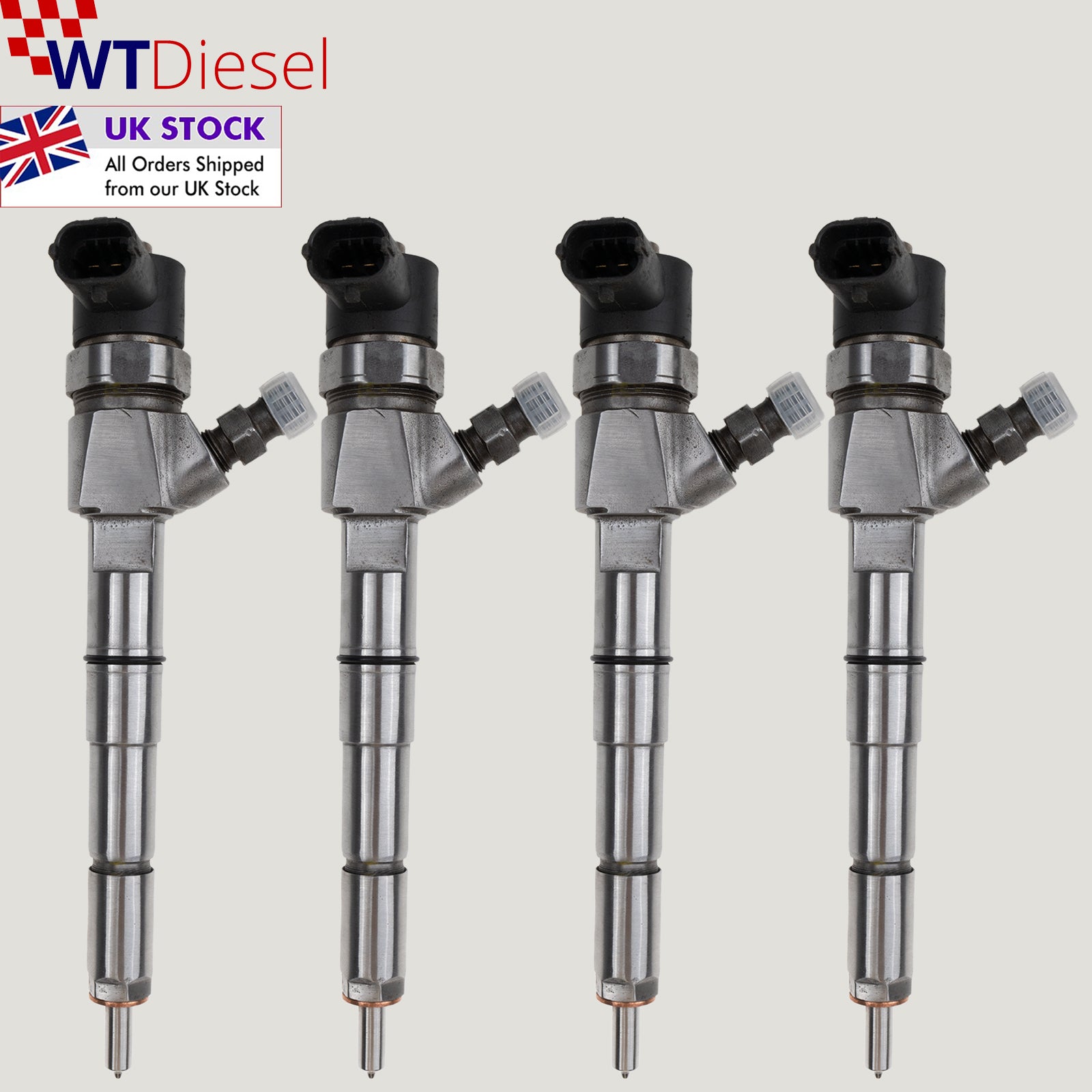 X4  Opel Fiat Alfa Romeo Cadillac Diesel Injector | 1.9D | Bosch 0445110243