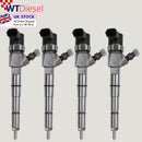 X4  0445110243 VAUXHALL ASTRA 1.9D 0986435104 DIESEL INJECTOR