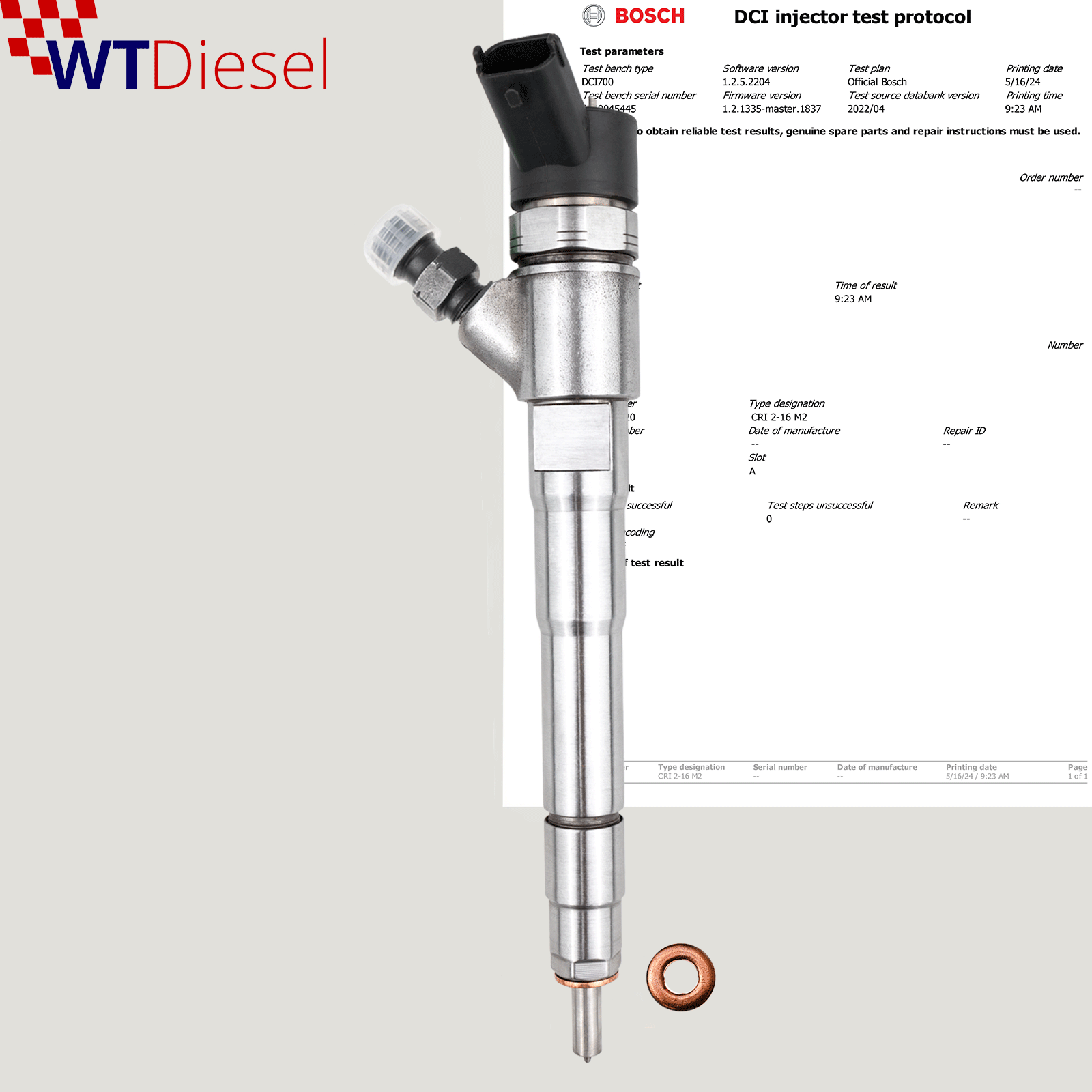 Fiat Iveco Injector | 2.3 D | Bosch 0445110520 504389548