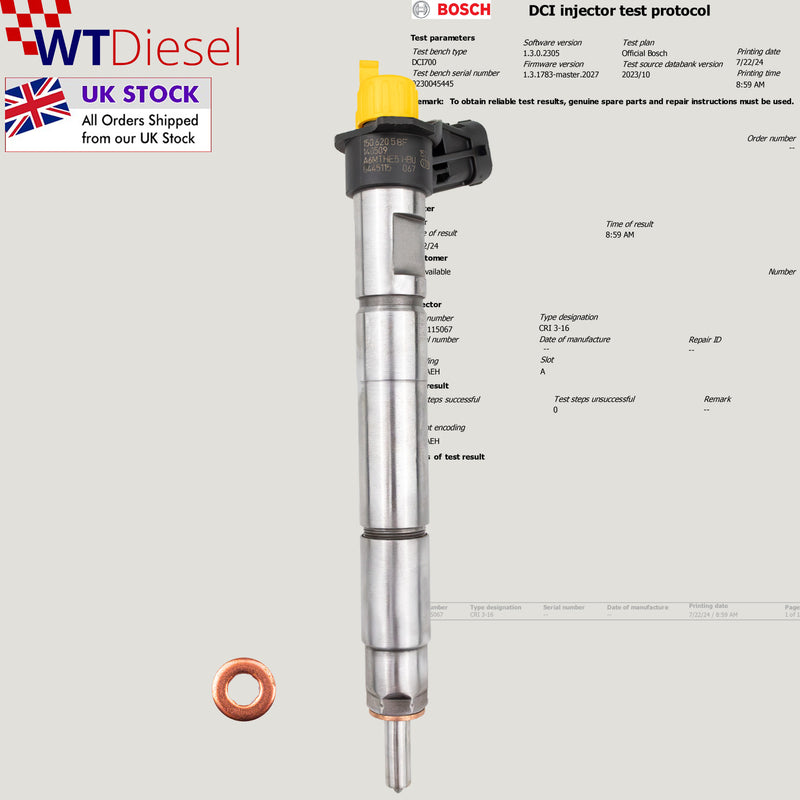 Chrysler Dodge Jeep Injector | 2.8 CRD | Bosch 0445115067 68042029AA