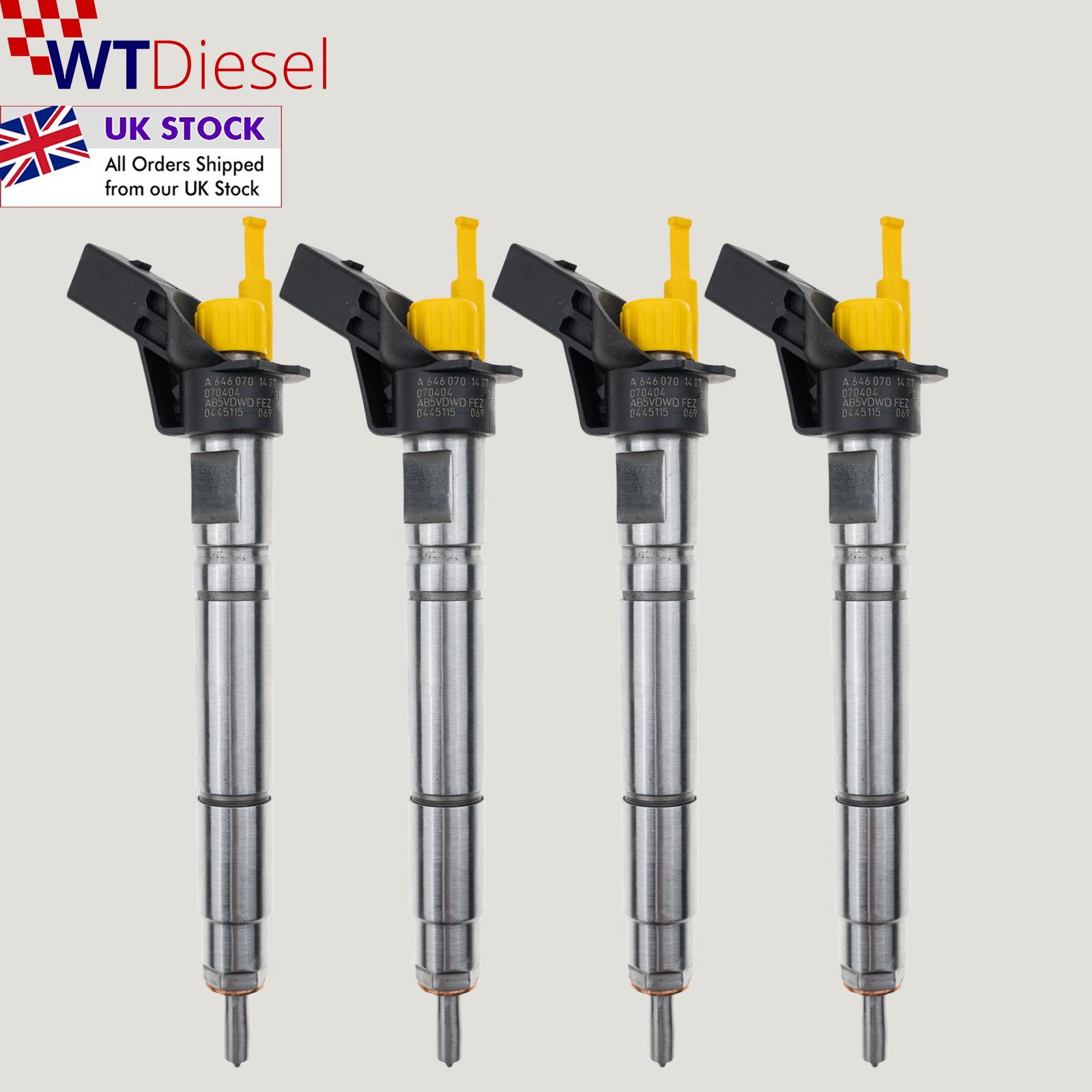 4X Bosch Mercedes Injector |CDI| 0445115069 0445115032