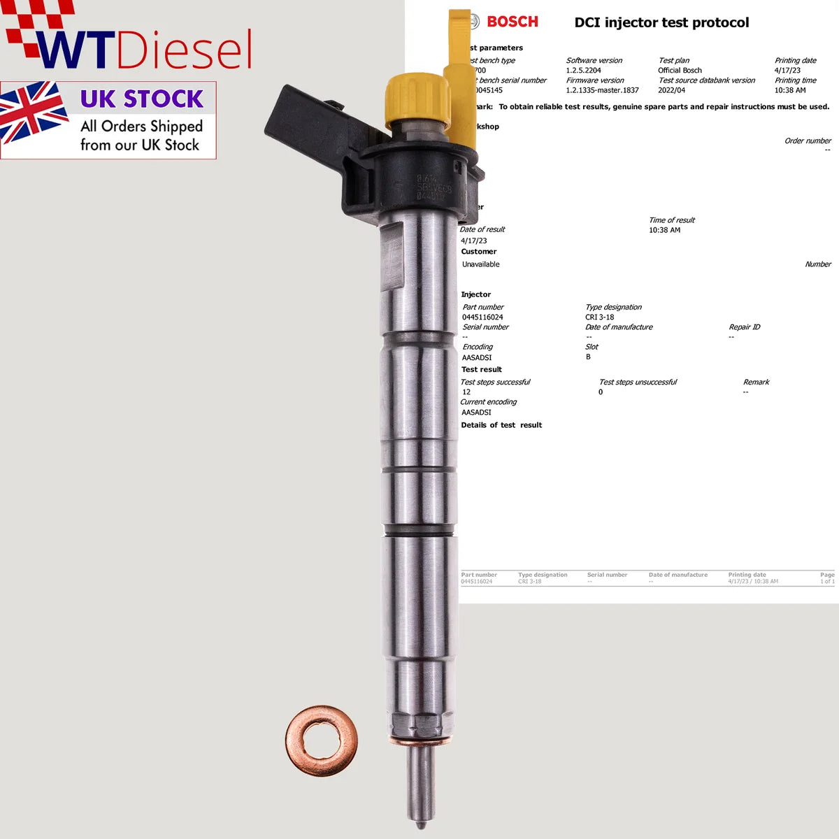 X6 BMW 1 3 5 7 X5 X6 Injector | 2.0D | Bosch 0445116024 0986435394