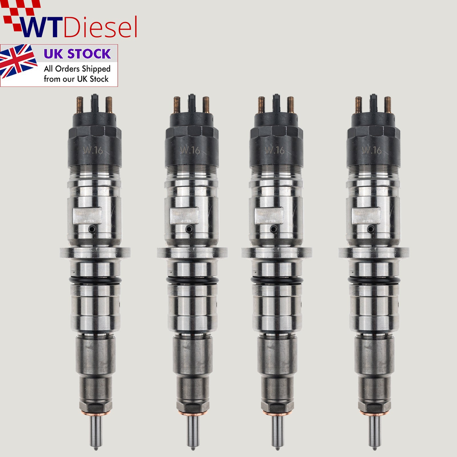 X4 Iveco Irisbus Diesel Fuel Injector | Bosch 0445120054 504091504