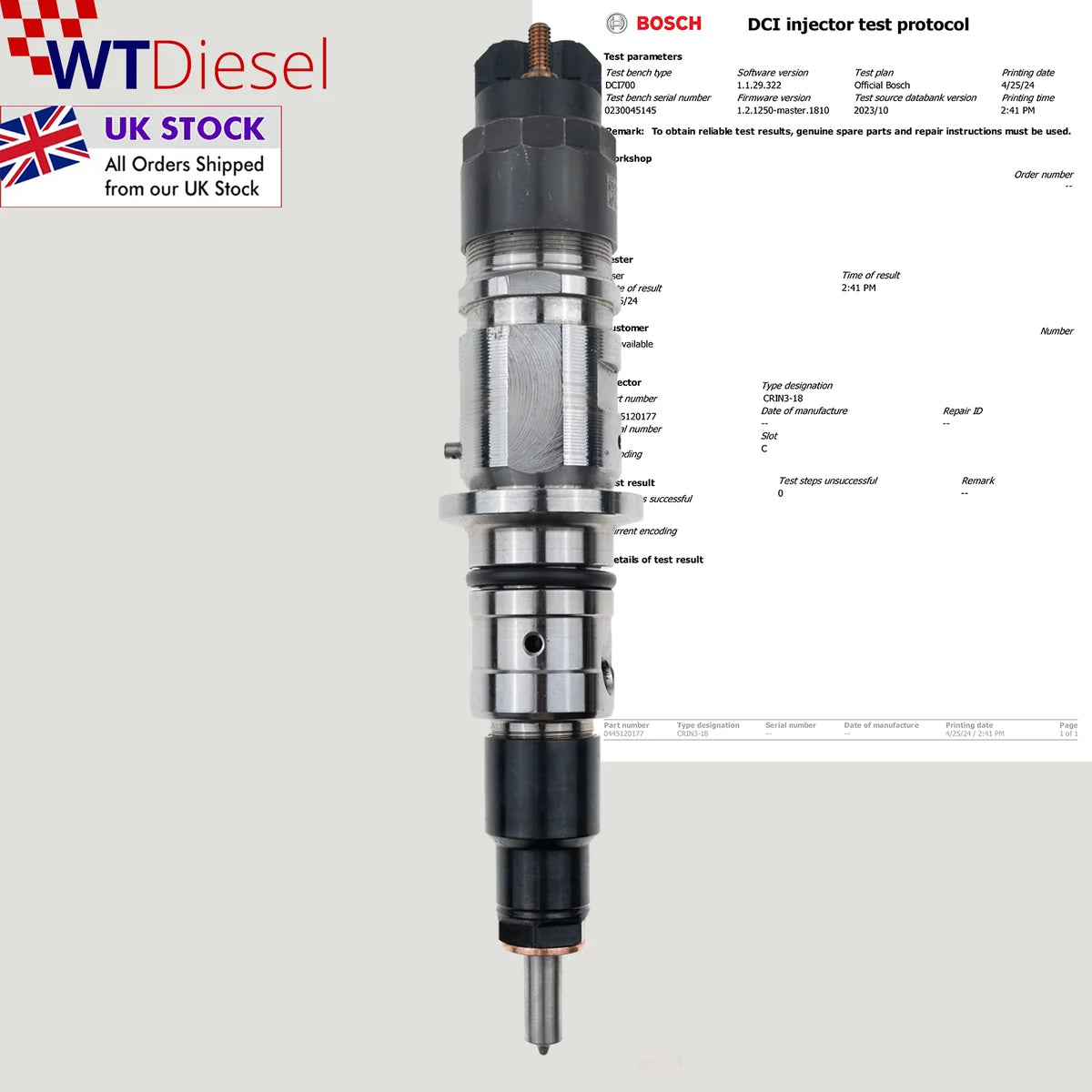 X6 Cummins Bosch Diesel Injector |4.5L 6.7L| 0445120177 0986435697