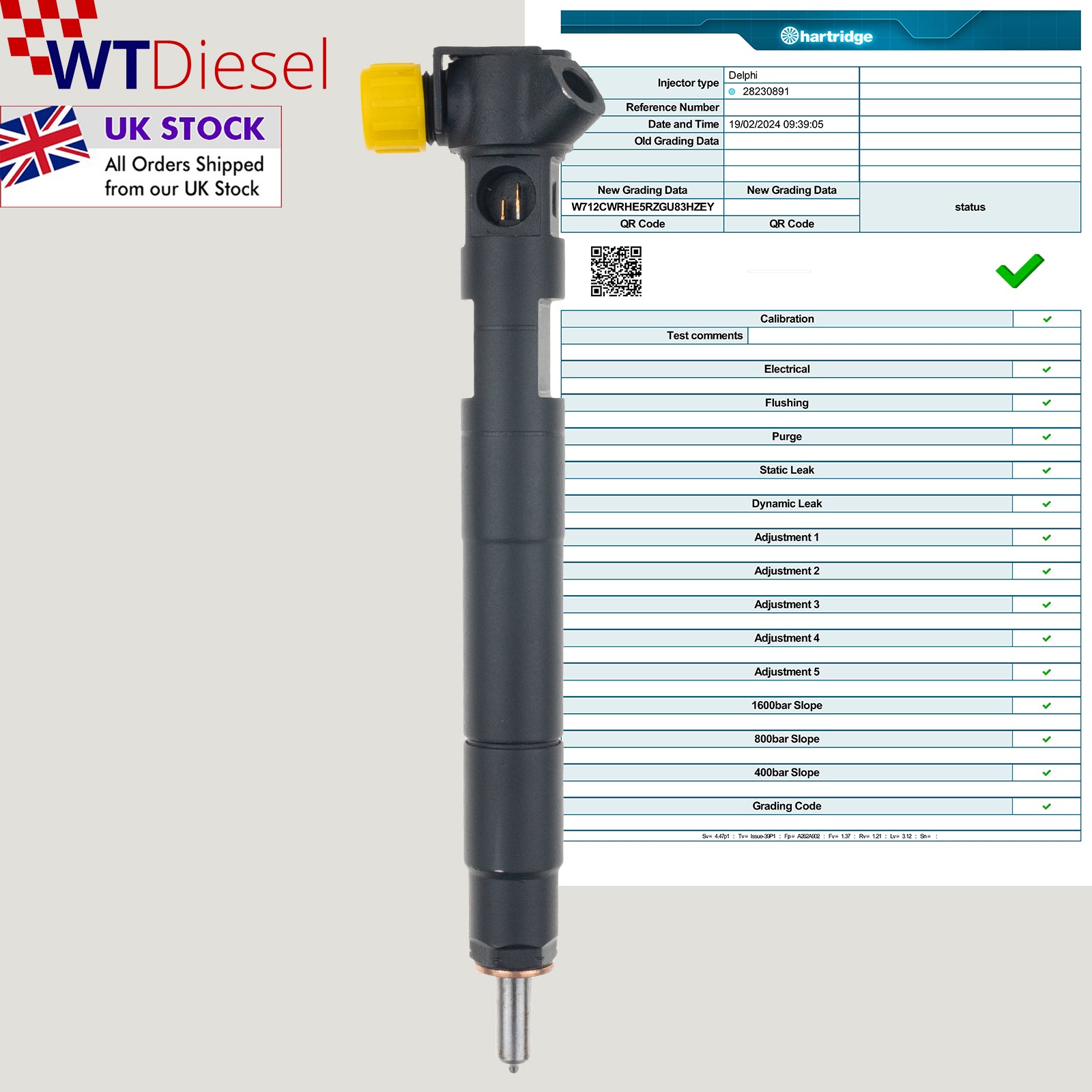 Mercedes A B CLA Fuel Injector | 200 CDI | Delphi A6510701387 28230891