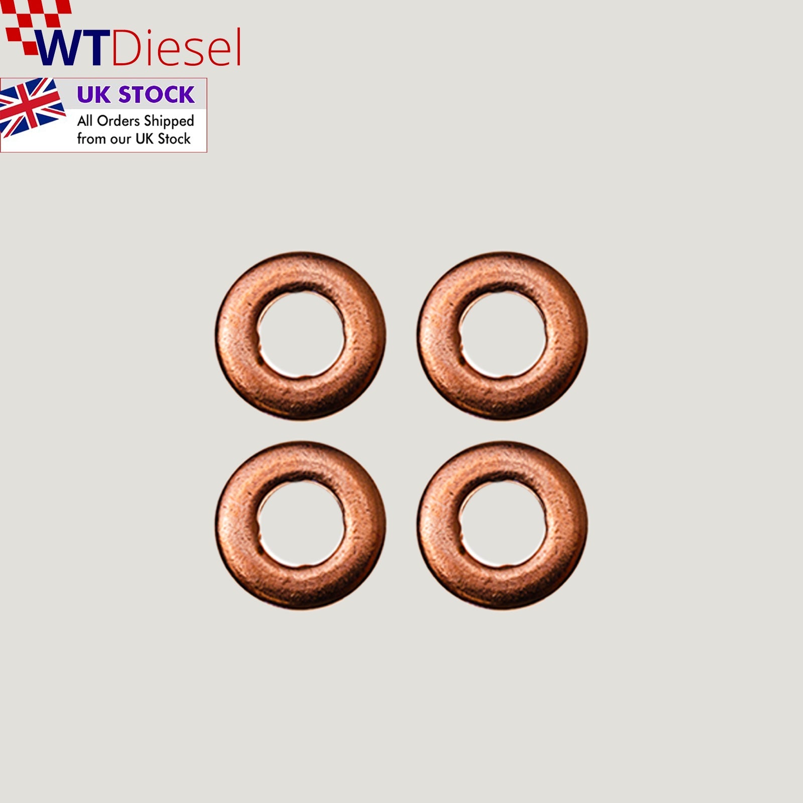 DIESEL INJECTOR WASHERS 2,00 mm