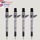 4X 03L130277B, 03L130277S SEAT, AUDI, SKODA, VW GOLF, CADDY 1.6TDI DIESEL FUEL INJECTOR