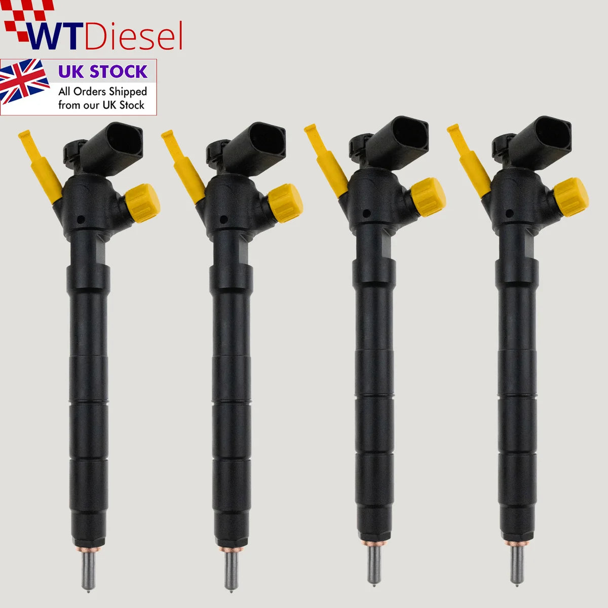 X4 VW T6 Transporter Crafter Fuel Injector |2.0 TDI| 04L130277AP 28475604
