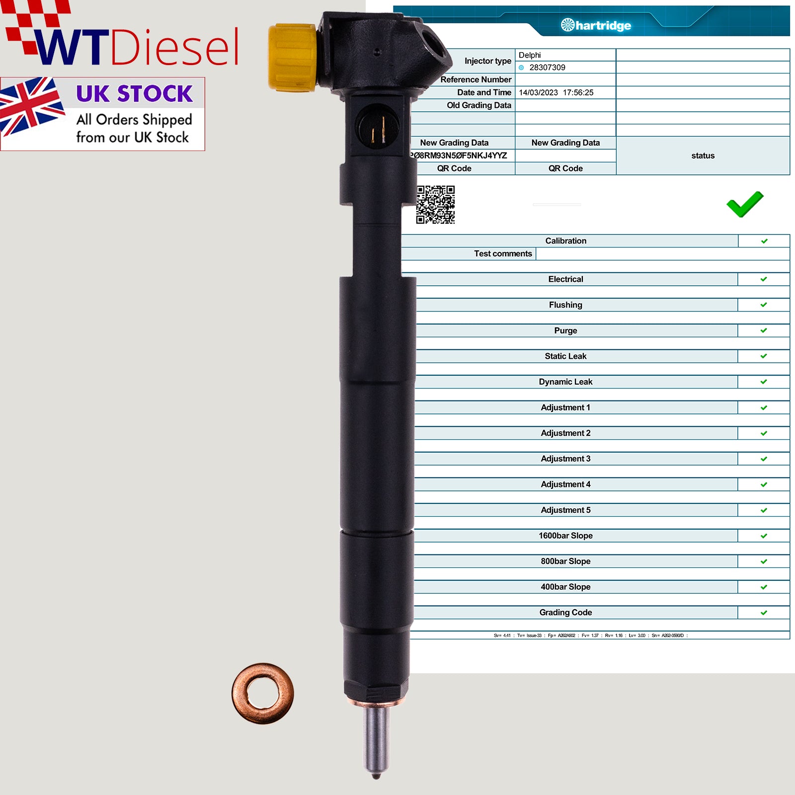 Mercedes Sprinter Injector | 2143 cc | Delphi 28307309 A6510703087