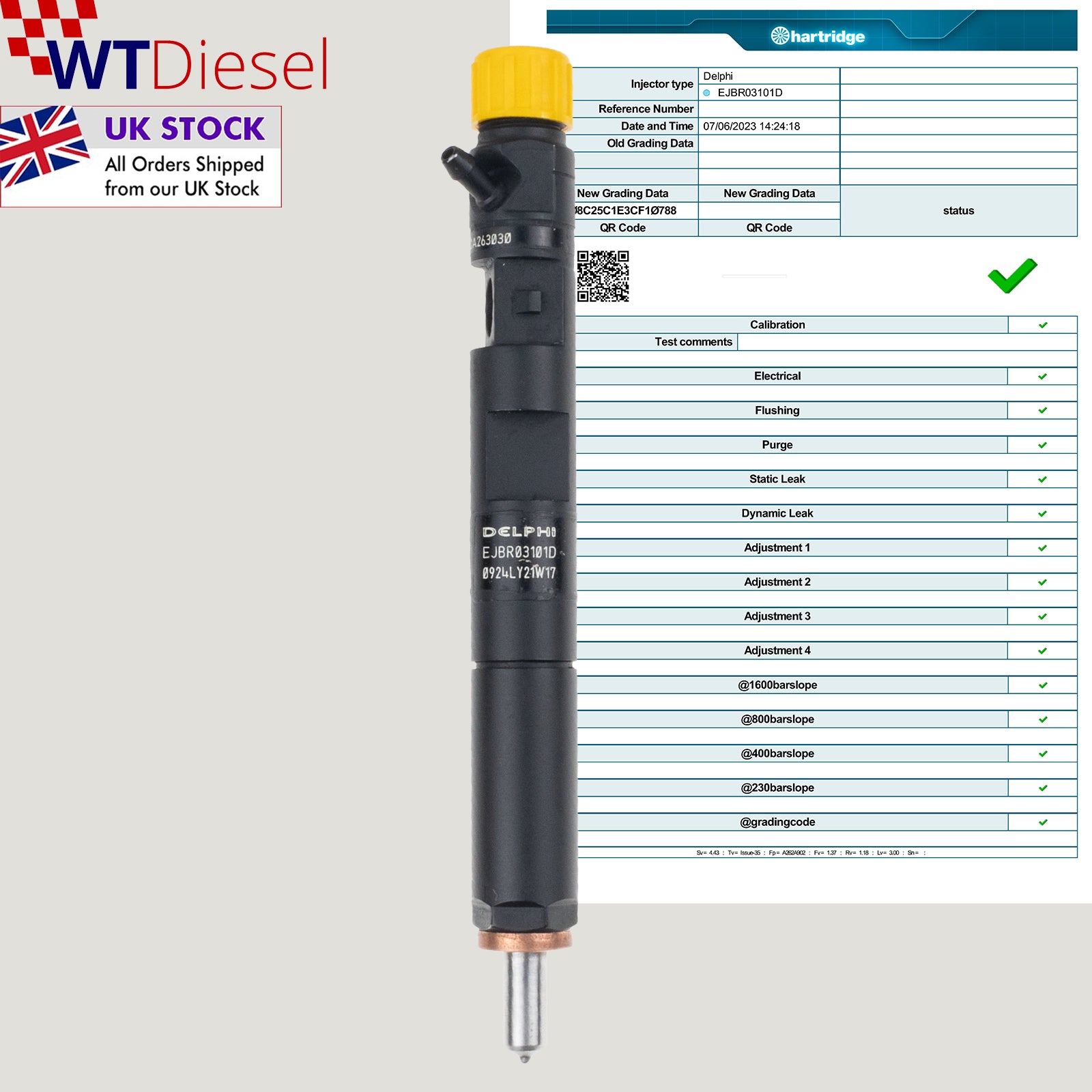 Suzuki Jimny Diesel Injector | 1.5 dCi | Delphi EJBR03101D 28232251