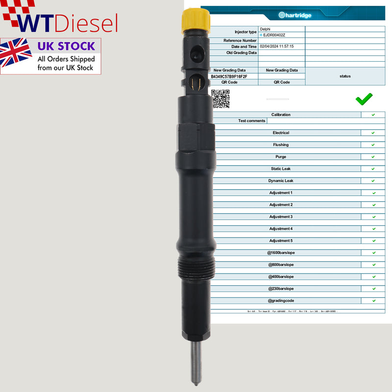 X4 Ford Mondeo Injector | 2.0 TDDi/TDCi | Delphi EJDR00402Z 3S7Q9K546AA