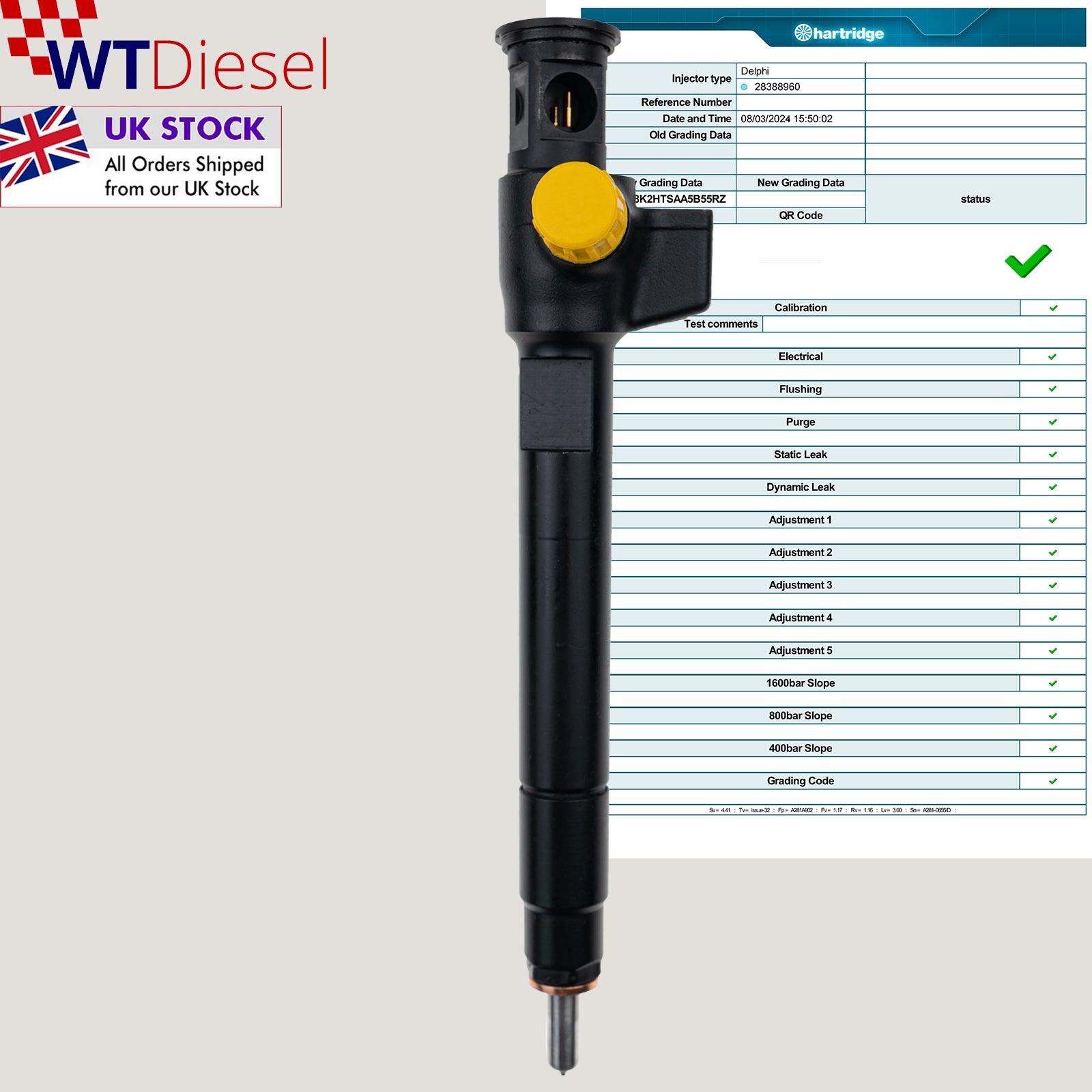X4 Citroen Ford Peugeot Injector |1.4 HDi| Delphi 9674984080