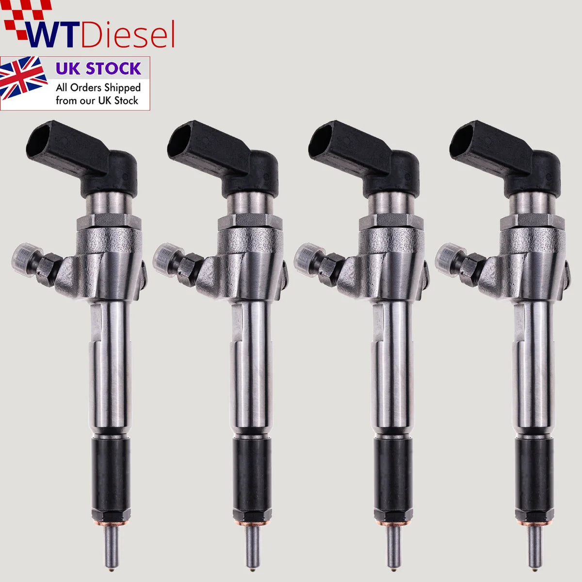 X4 Ford Transit Connect Tourneo Injector | 1.8 TDCi | Siemens 7T1Q9F593AB