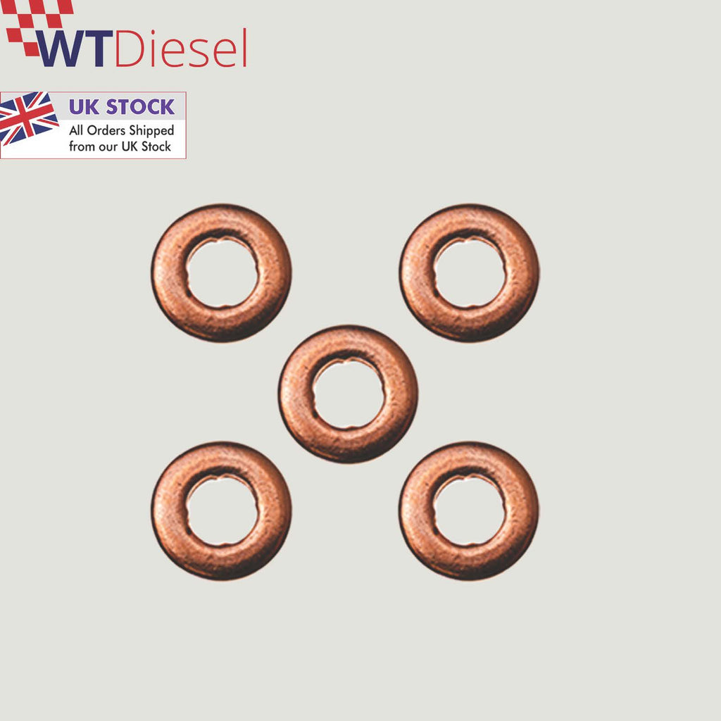 Buy 5X Diesel Injector Washers 1.50 mm - Free UK Shipping