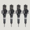 4X 0414720404 FUEL DIESEL INJECTOR AUDI SEAT VW  SKODA  MITSUBISHI 03G130073G