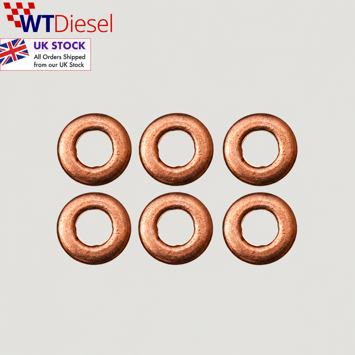 Diesel Injector Copper Sealing Washers Sets