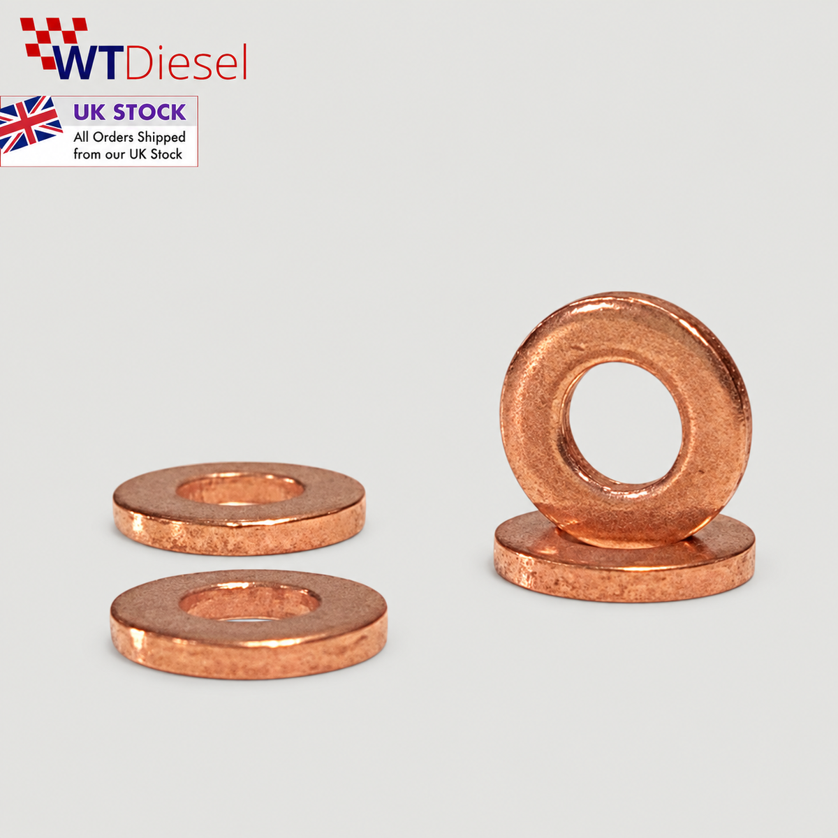 Diesel Injector Copper Sealing Washers Sets