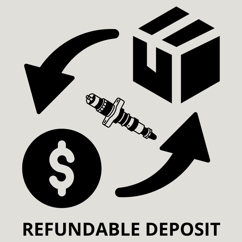 We’ll refund your deposit as soon as we get your old injectors. Make sure the deposit matches the number of injectors in your order to avoid any delays in despatching.