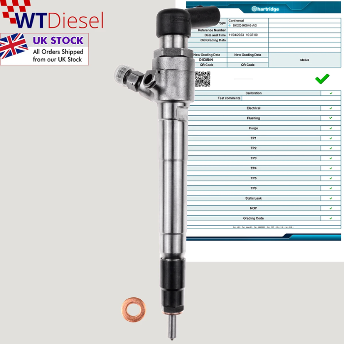 X5 Citroen Ford Peugeot Siemens Injector | 2.2 TDCi | BK2Q9K546AG 9801125480