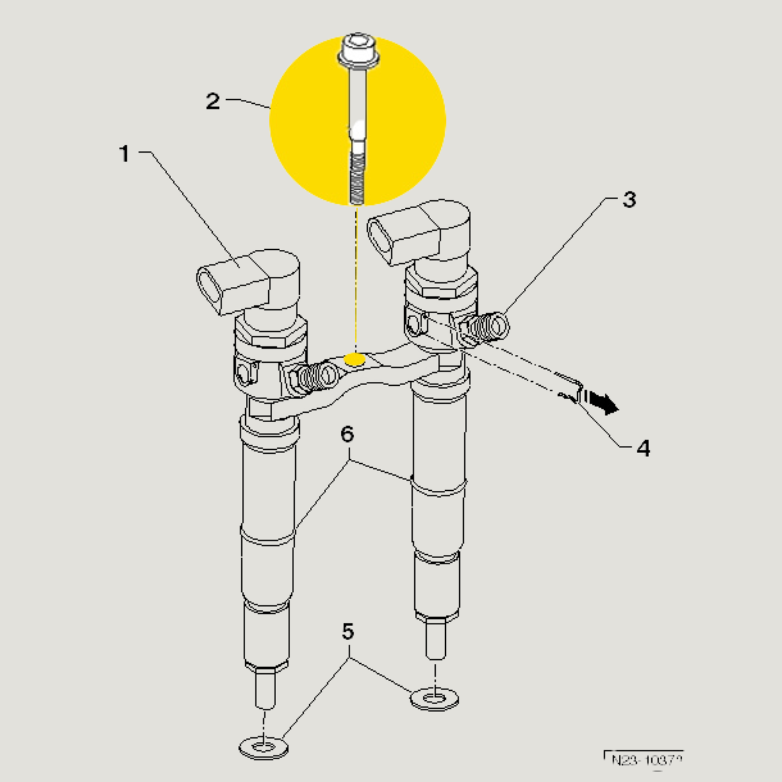 2X INJECTOR STRETCH BOLT - wtdiesel