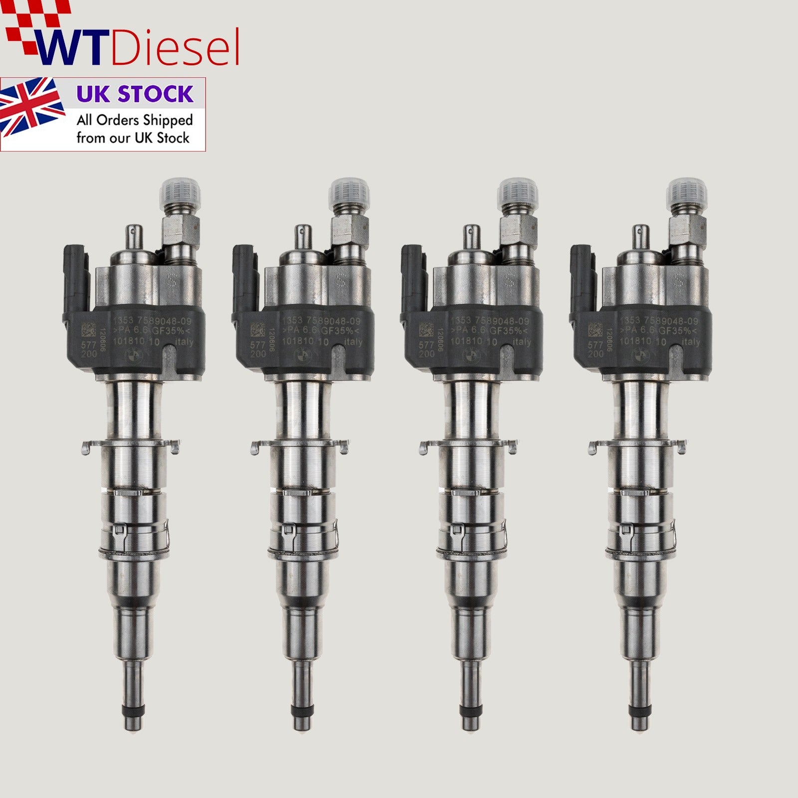 X4 BMW 325i 530i, 320i Injector | 13537589048-09 VDO Fuel Injector