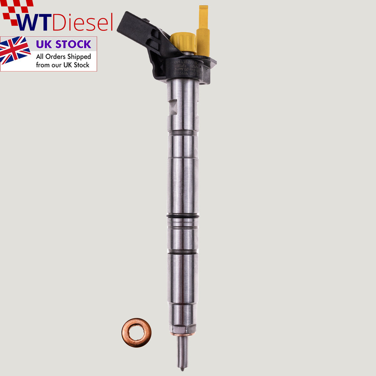 Bosch 0445116023 diesel fuel injector for Audi A6 and Q7 2.7 and 3.0 TDI, references 059130277AR and 0986435357