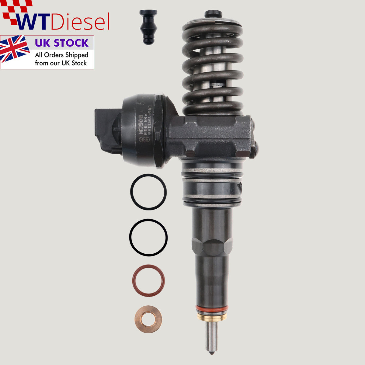 Bosch 0414720038 diesel injector for Volkswagen Sharan 1.9 TDI 038130073AK