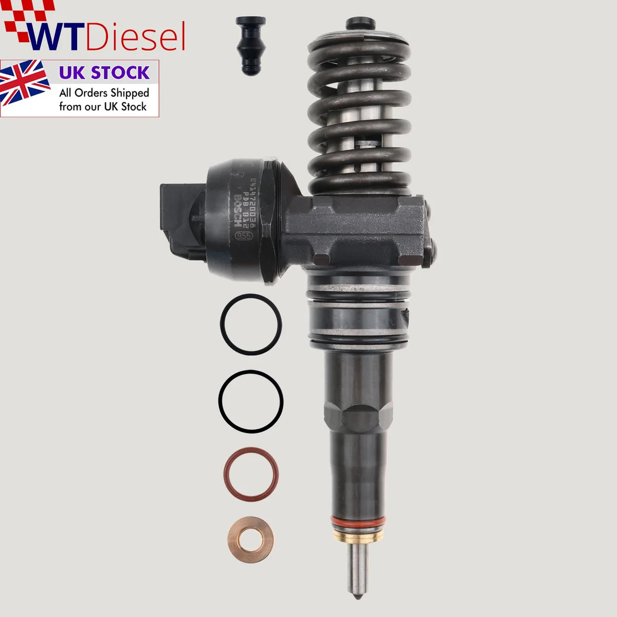 Bosch 0414720039 038130073AL diesel injector for Seat and Skoda 1.9 TDI vehicles