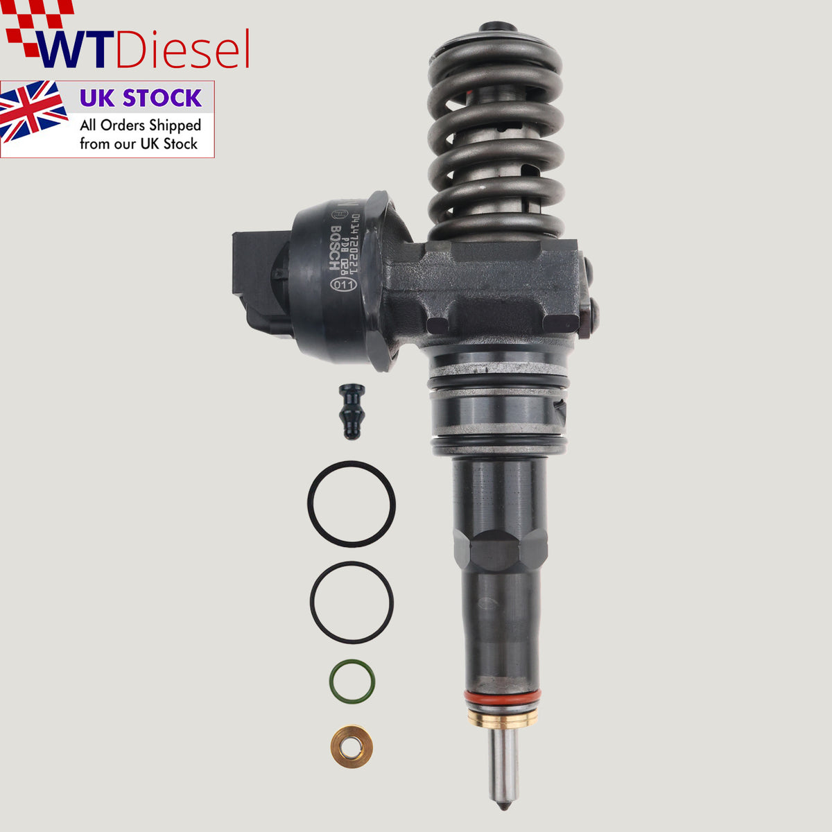Bosch 0414720221 diesel injector for VW Audi Phaeton Touareg and Caddy 5.0 TDI