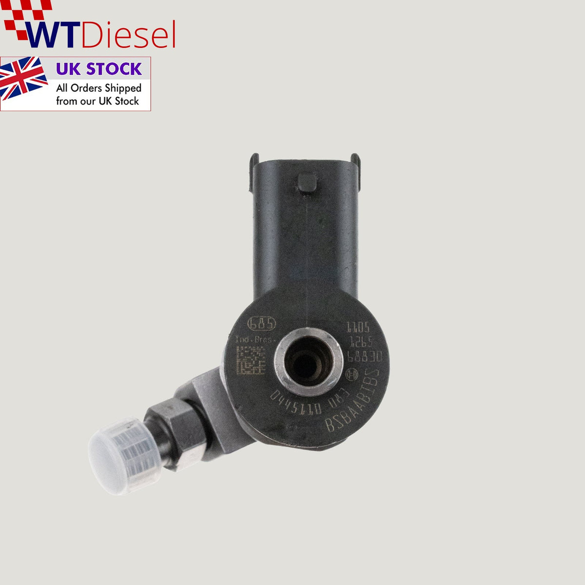 Set of 4 Bosch 0445110083 diesel injectors for Lancia Ypsilon and Musa 1.3 JTD