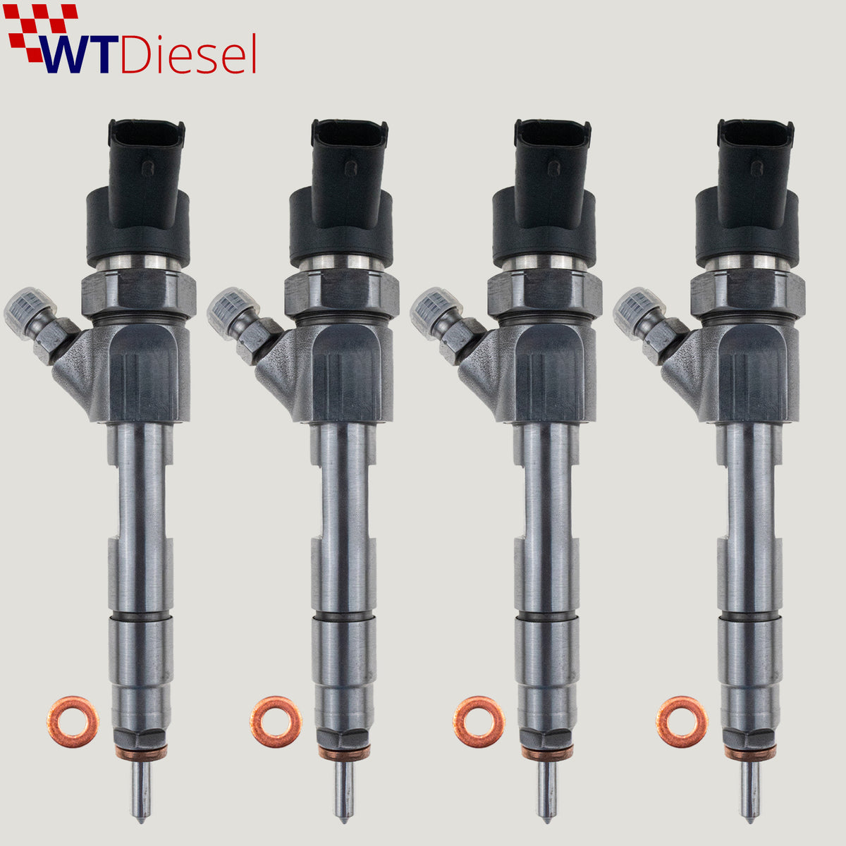 Set of 4 Bosch 0445110110B diesel injectors for Renault Megane 1.9 dCi