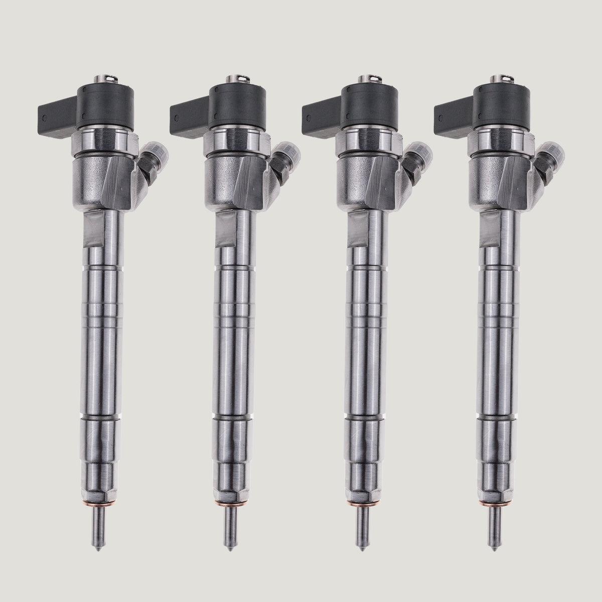Set of 4 Bosch 0445110129 A6480700087 diesel injectors for Mercedes E200 and E220 CDI