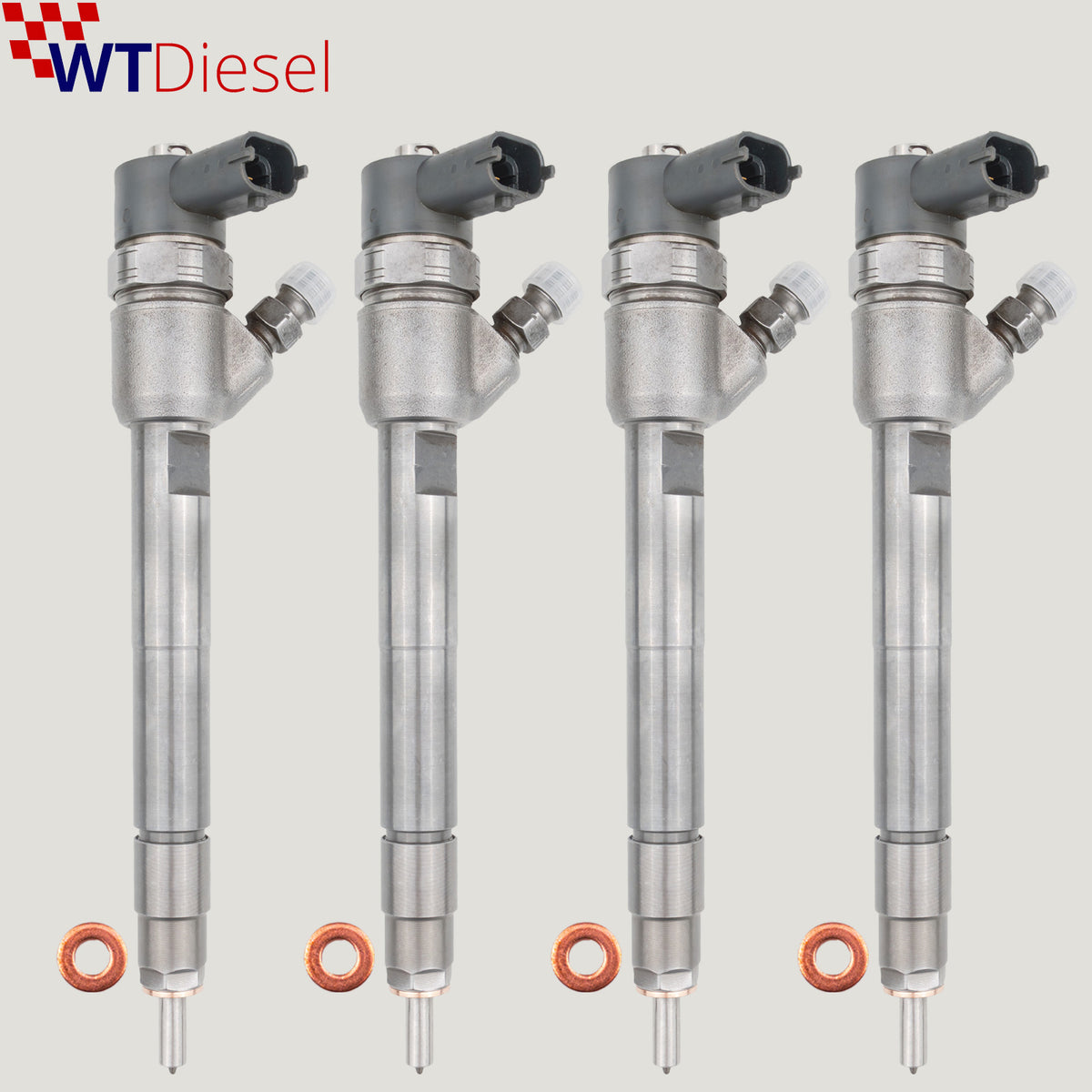 Set of 4 Bosch 0445110374 diesel injectors for Kia and Hyundai 2.0 CRDi 338002F300