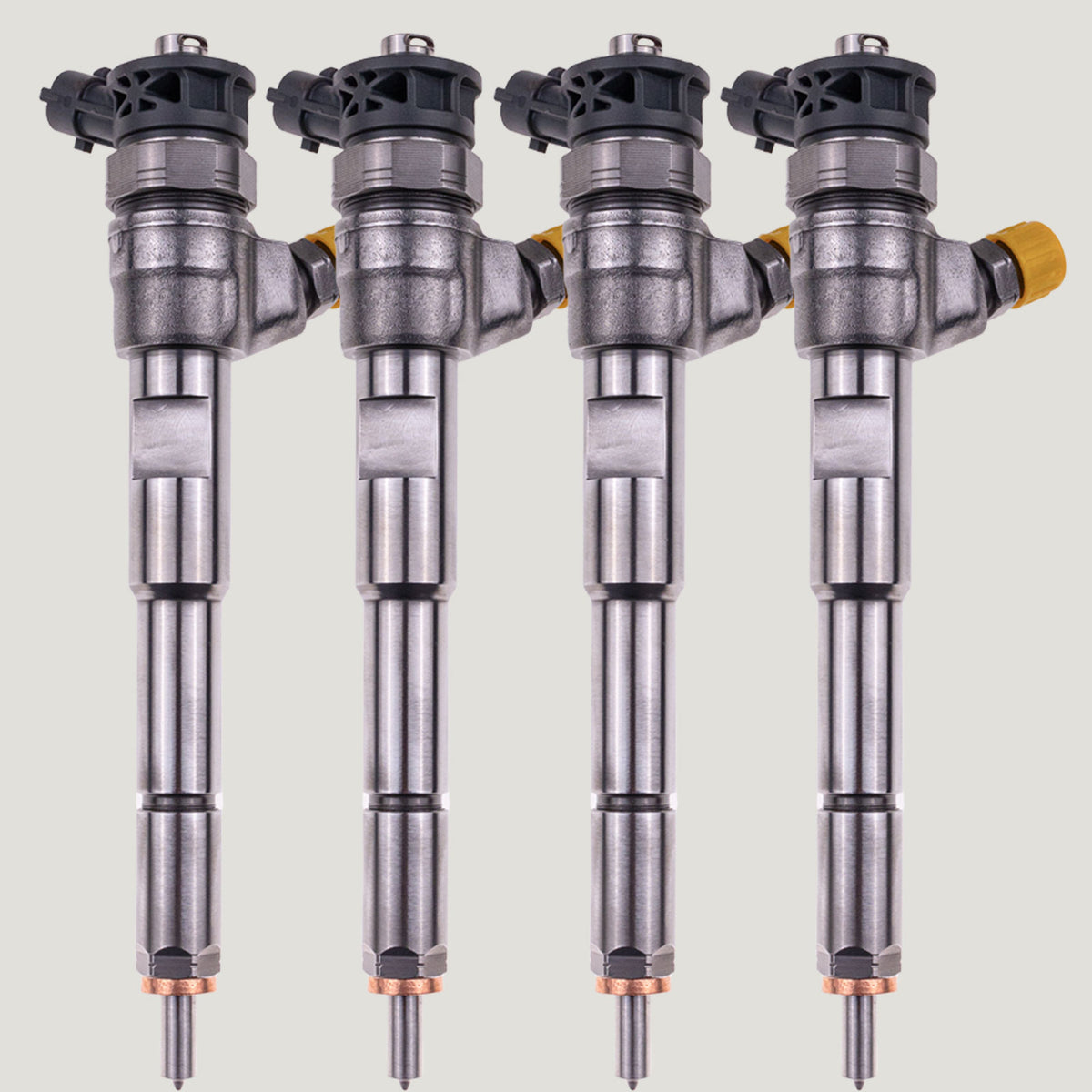 Set of 4 Bosch 0445110485 H8201108033 diesel fuel injectors for Dacia Dokker, Duster, Lodgy and Logan 1.5 dCi