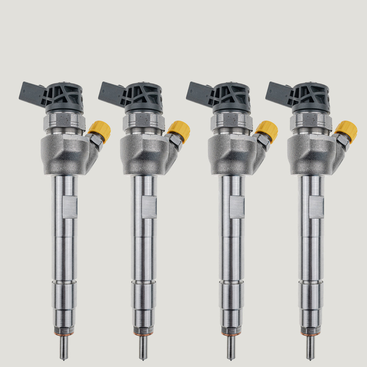 Set of 4 Bosch 0445110599 13538515061 diesel fuel injectors for BMW 1 Series F20 and F21 114d and 116d models