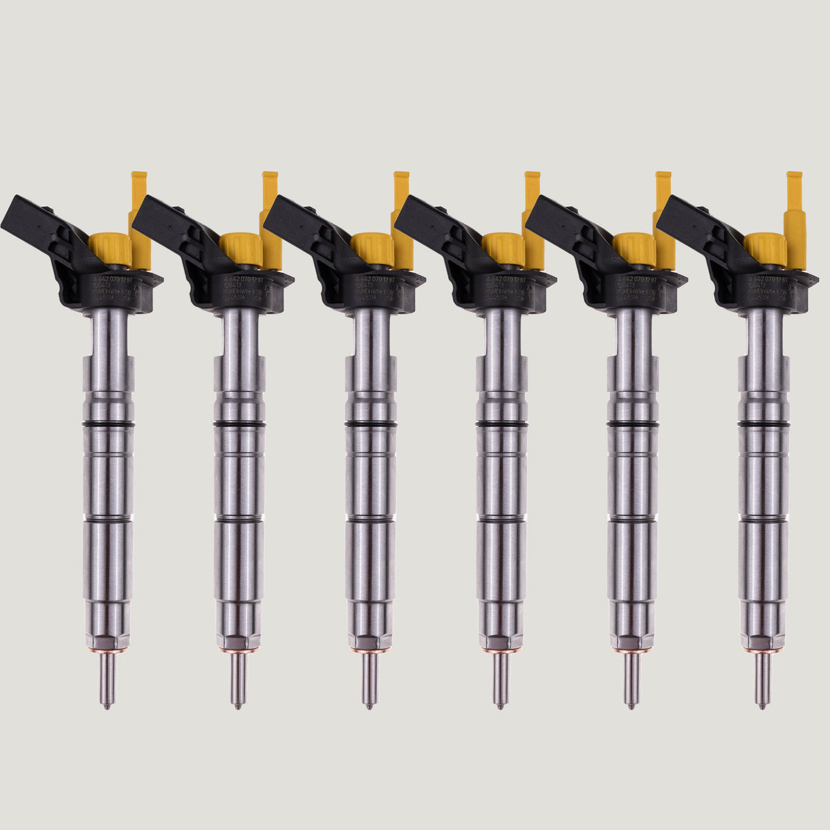 Set of 6 Bosch 0445116028 A6420701287 diesel fuel injectors for Mercedes Sprinter 3.0 CDI
