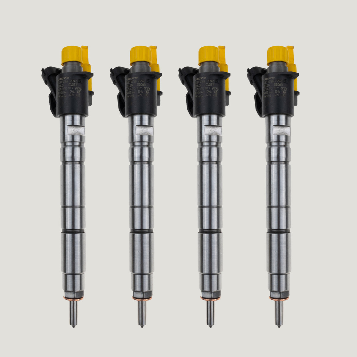 Set of 4 Bosch 0445116046 diesel injectors for Volvo C30 2.0 D3 D4 0986435424