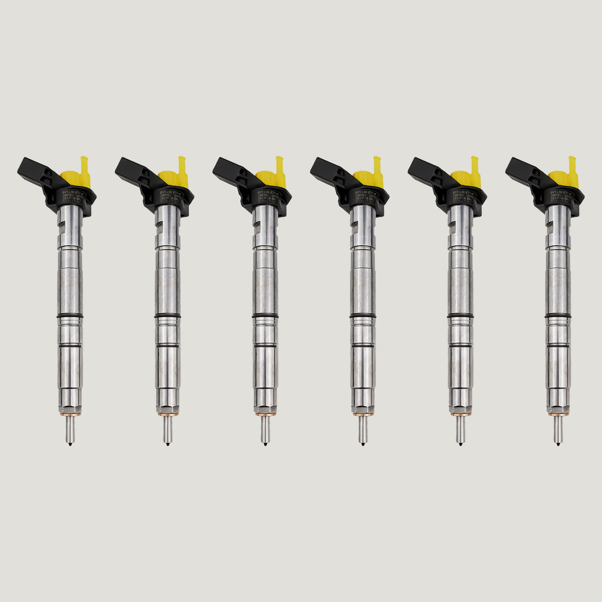 Set of 6 Bosch 0445117005 diesel injectors for Audi Q7 3.0 TDI 059130277AM