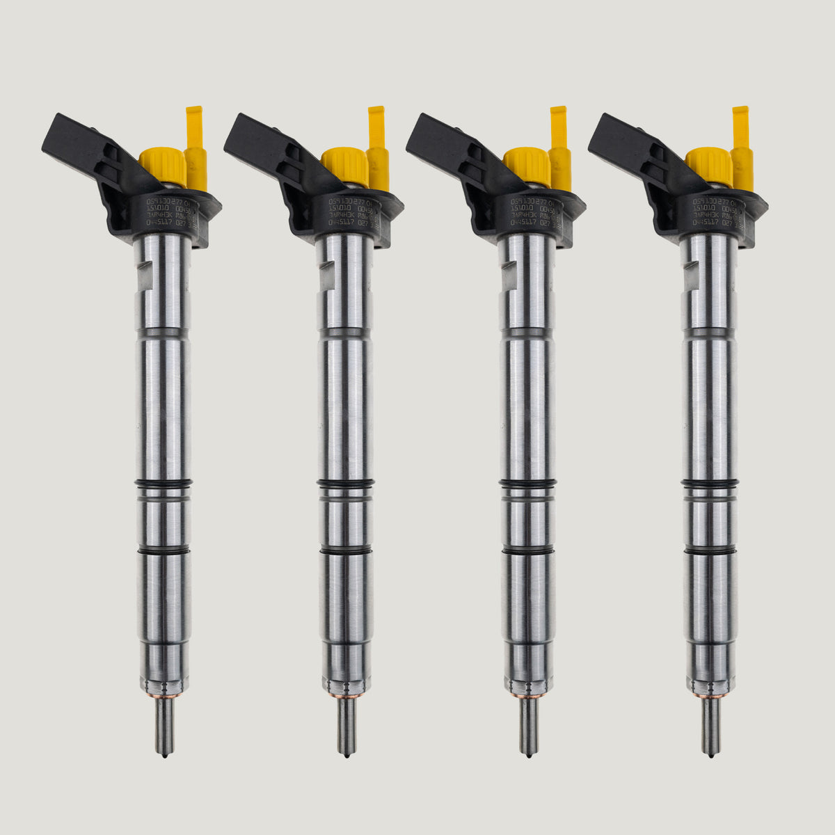 Set of 4 Bosch 0445117027 diesel injectors for Audi A4 and A5 3.0 TDI 059130277CH
