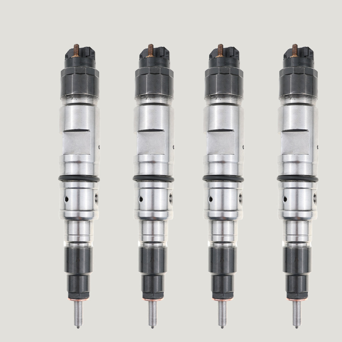 Set of 4 Bosch 0445120064 diesel injectors for Renault Midlum and Volvo Excavator D7D