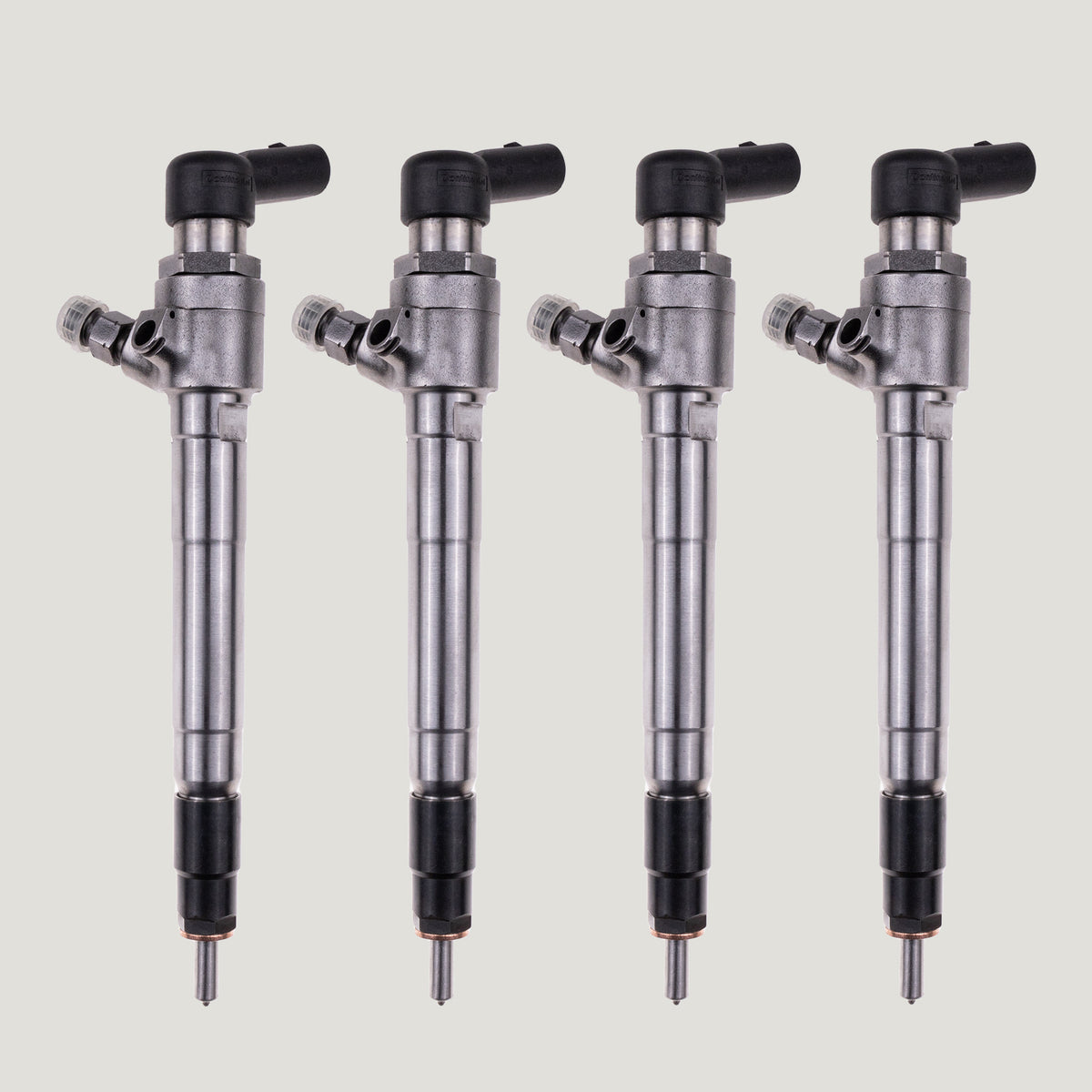 Set of 4 diesel fuel injectors with part numbers BK2Q9K546AG and 9801125480 for Citroen Jumper II and Peugeot Boxer 2.0–2.2 HDi diesel models