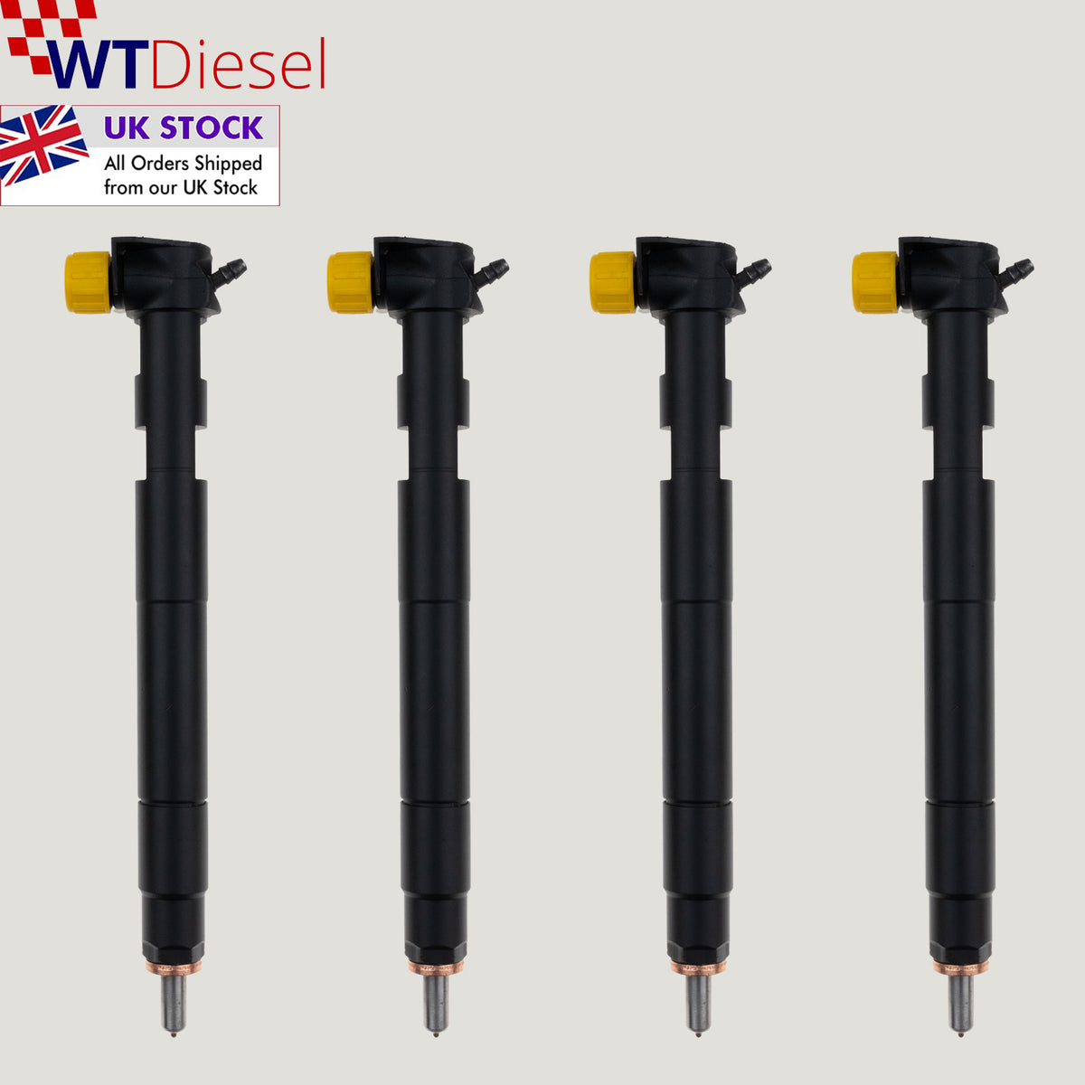 Set of 4 Delphi 28264952 diesel injectors for Chevrolet Cruze 2.0 CDI