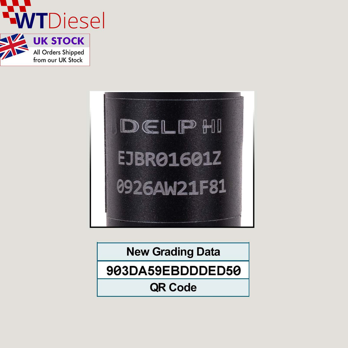 Ford Transit Connect and Focus 1.8 TDCi diesel injector EJBR02201Z EJBR01302Z
