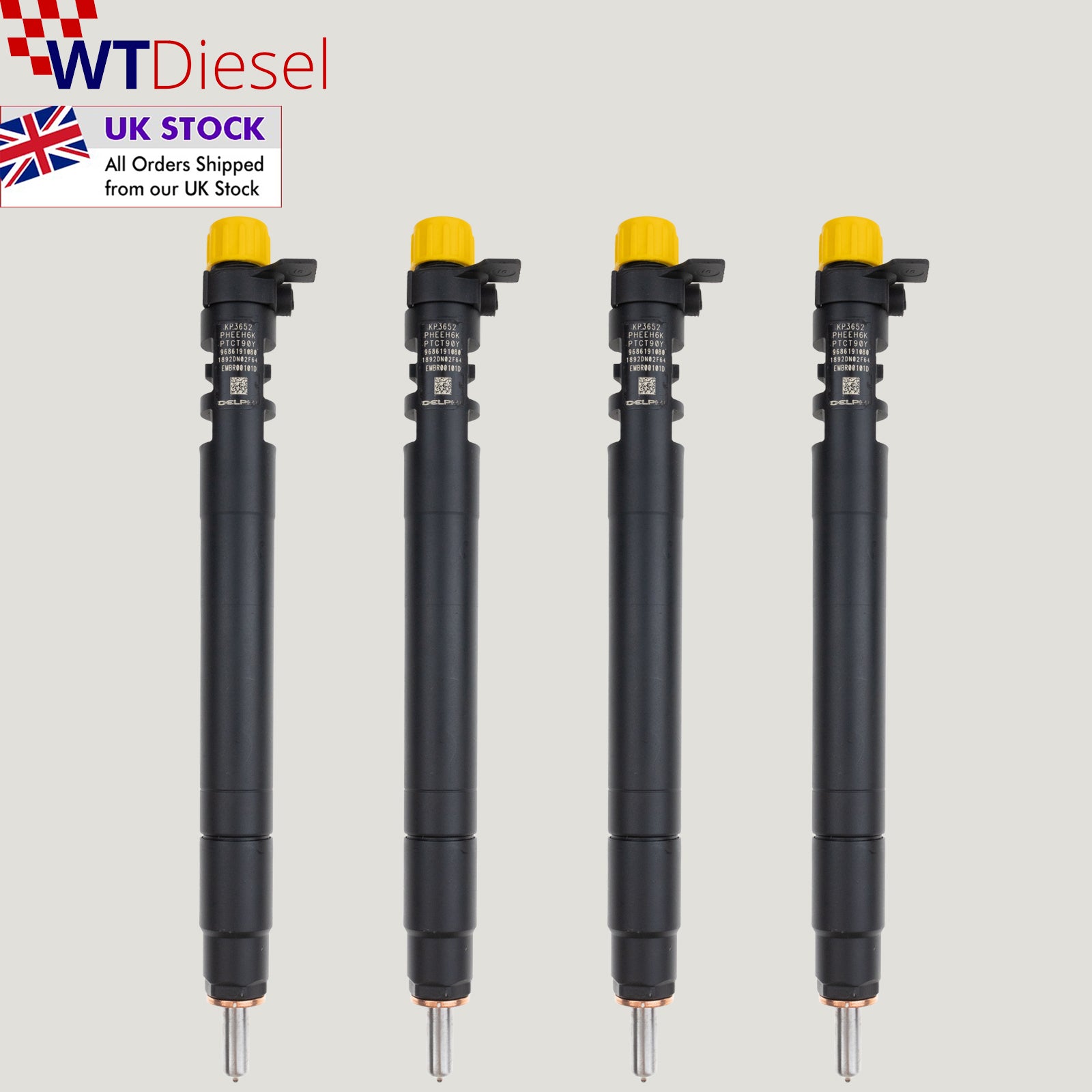 X4 Citroen Ford Toyota Injector | 2.0 HDi | OEM 9686191080 EMBR00101D