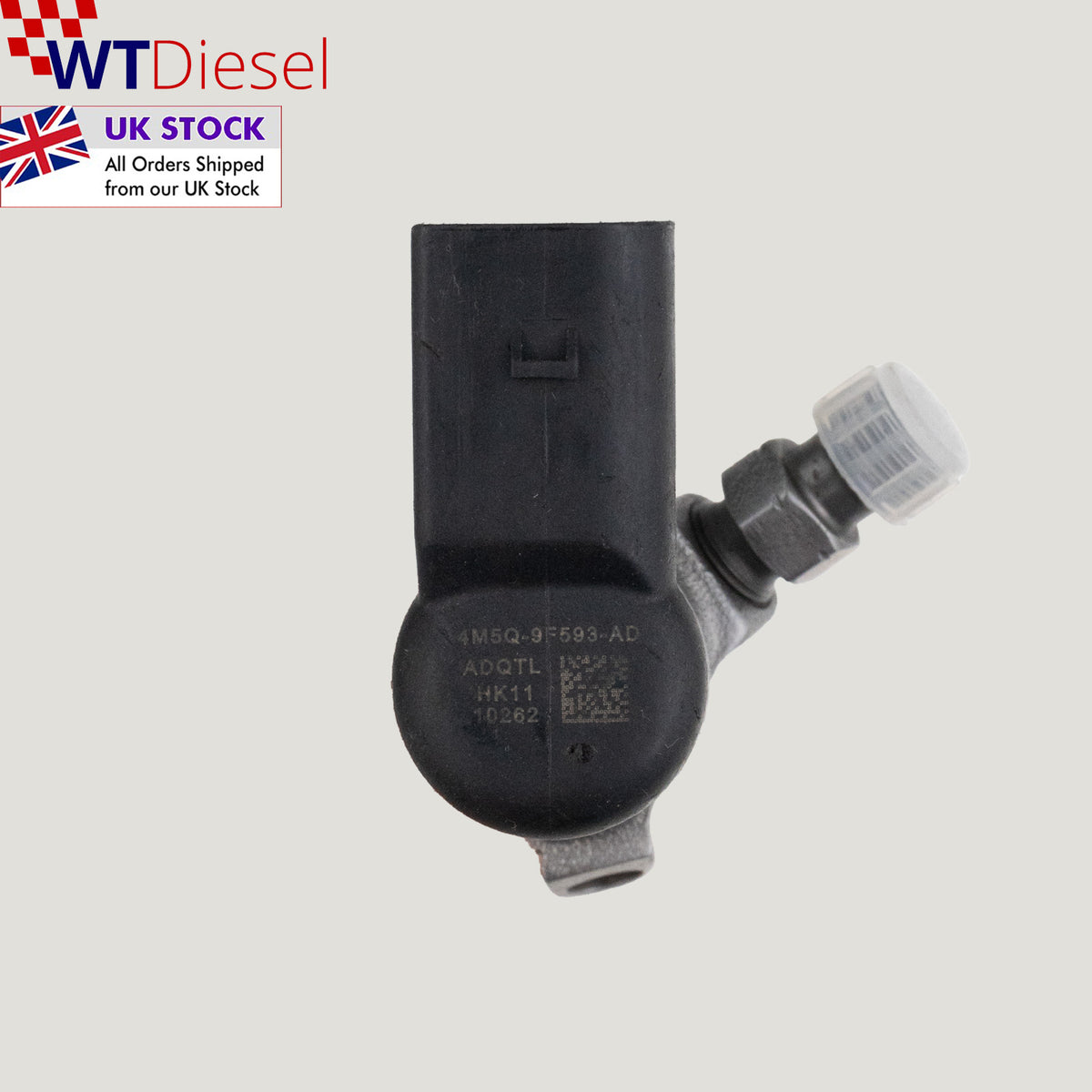 Siemens 4M5Q-9F593-AD diesel fuel injector for Ford Focus, C-Max, Mondeo IV and Galaxy II 1.8 TDCi vehicles