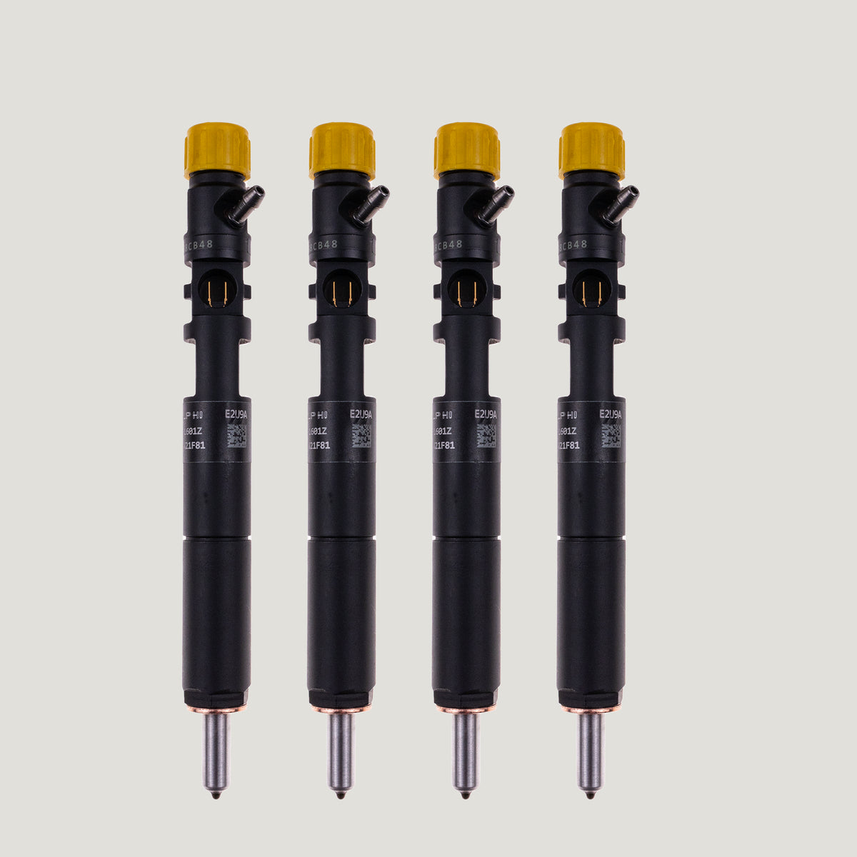 Set of 4 EJBR02201Z diesel injectors for Ford Focus and Transit Connect 1.8 TDCi R01601Z R01301Z
